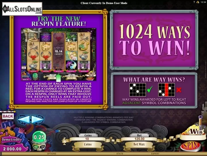 Screen2. Hot Ink from Microgaming