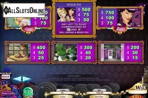 Screen5. Hot Ink from Microgaming
