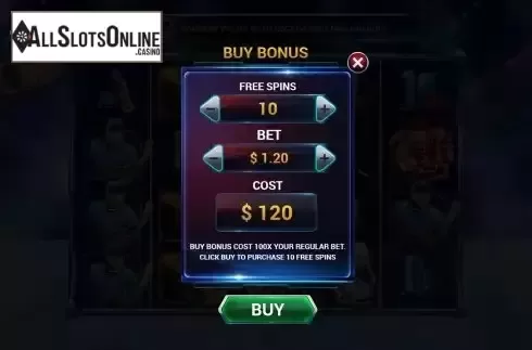 Buy Feature Screen