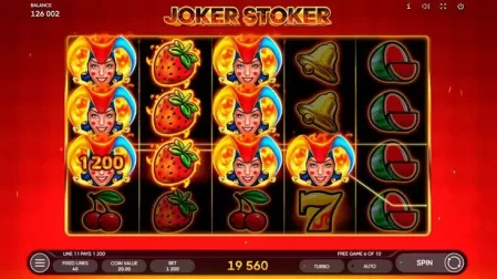 Joker Stoker slot screenshot 1