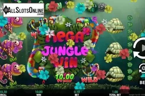 Mega Win screen