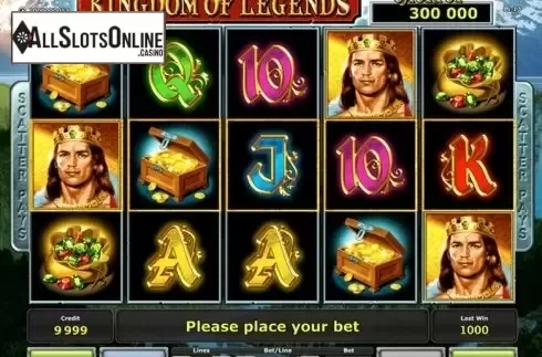 Screen 1. Kingdom of Legends from Greentube