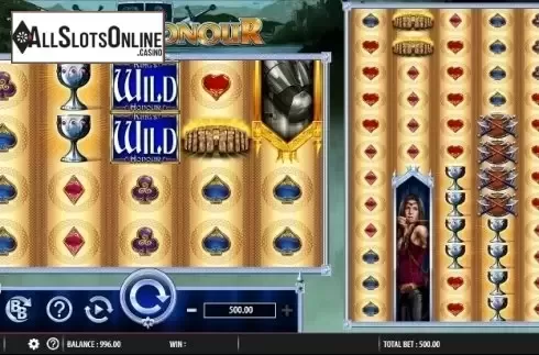 Reel screen. King's Honour from Barcrest