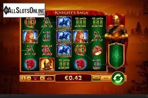 Win Screen 2. Knight's Saga from Skywind Group