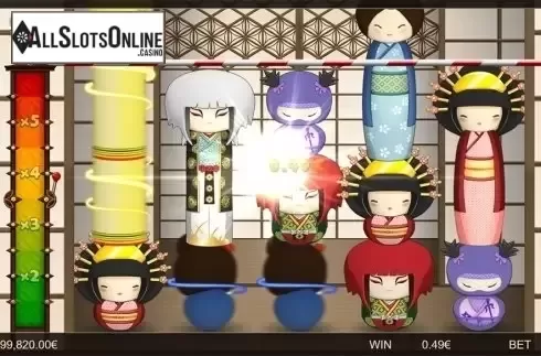 Respin screen. Kokeshi from Gamatron