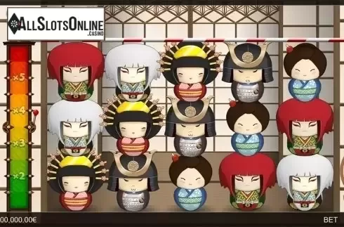 Reels screen. Kokeshi from Gamatron