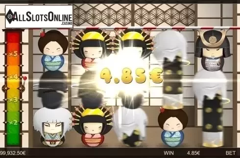 Win screen. Kokeshi from Gamatron