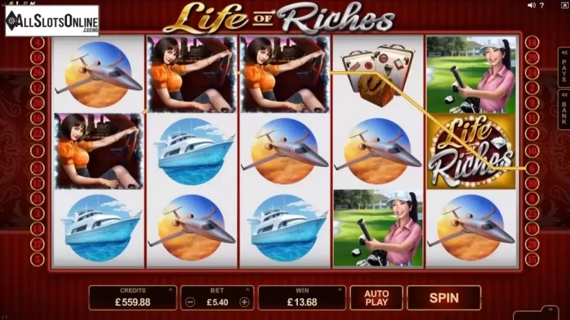 Win. Life of Riches from Microgaming