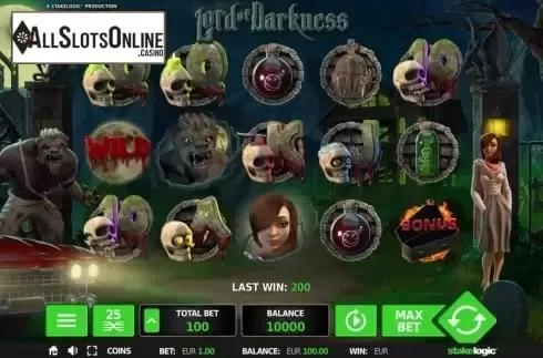 Screen 1. Lord of Darkness from StakeLogic