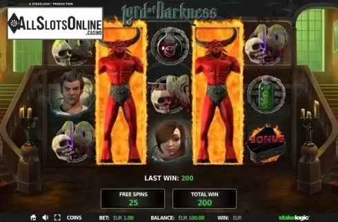 Screen 2. Lord of Darkness from StakeLogic