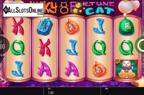 Reel Screen. Lucky 8 Fortune Cat from Blueprint
