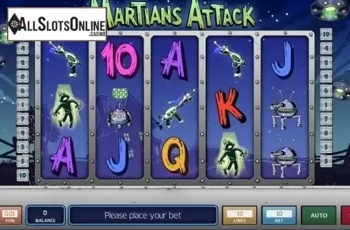 Reel Screen. Martians Atack from InBet Games