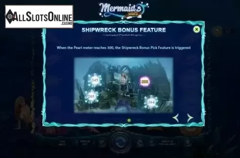 Features 2. Mermaid's Pearls (RTG) from RTG