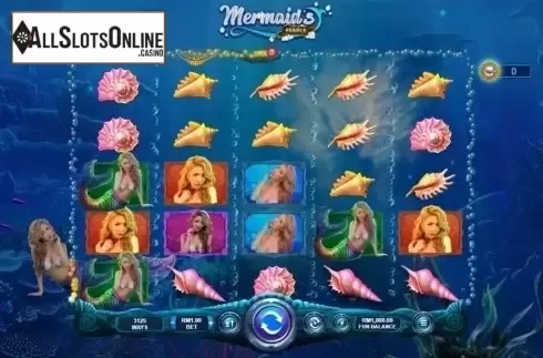 Reel Screen. Mermaid's Pearls (RTG) from RTG