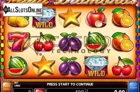 Win Screen. Multi Diamonds (Casino Technology) from Casino Technology