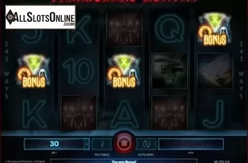 Bonus. Paranormal Activity from iSoftBet