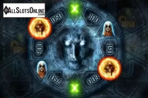 Bonus Wheel screen 2. Paranormal Activity from iSoftBet