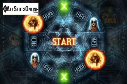 Bonus Wheel screen 1. Paranormal Activity from iSoftBet