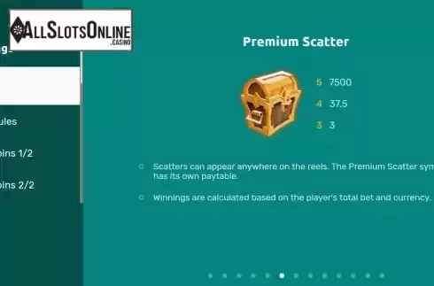 Premium Scatter screen