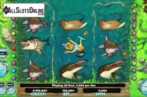 Reel screen. RF Big Catch from R. Franco