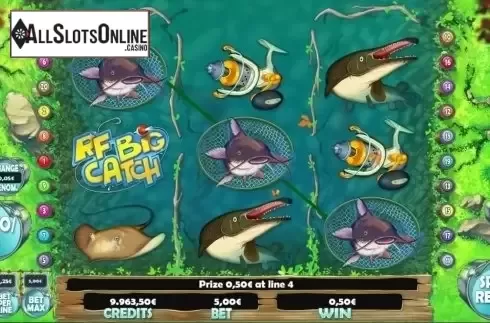 Win screen. RF Big Catch from R. Franco
