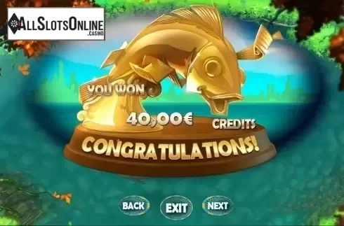 Win Presentation screen. RF Big Catch from R. Franco