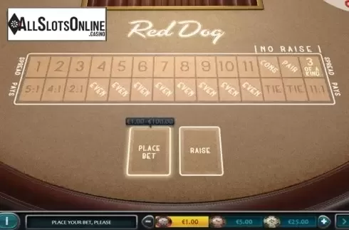 Game Screen 1. Red Dog (Nucleus Gaming) from Nucleus Gaming