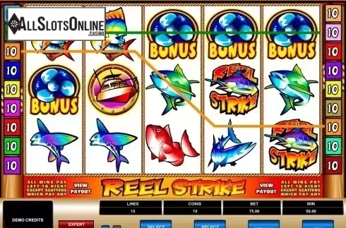 Screen6. Reel Strike from Microgaming