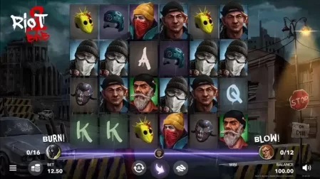 Riot 2 slot screenshot 1