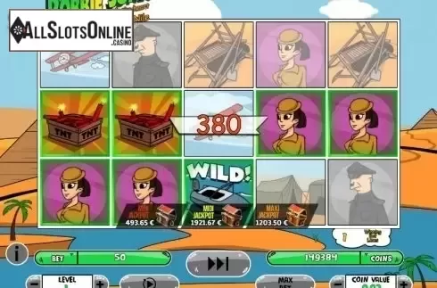 Wild Win screen. Robbie Jones from Fugaso