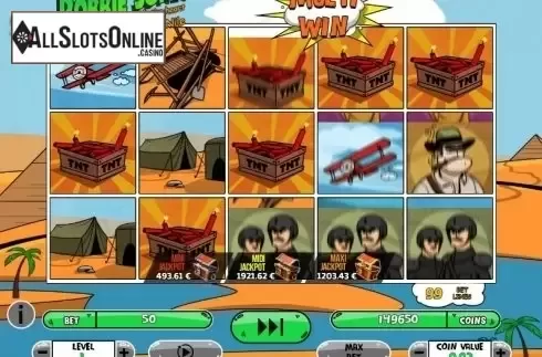 Respin Locking Win scren. Robbie Jones from Fugaso
