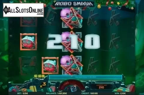 Screen4. Robo Smash Xmas from iSoftBet