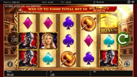 Rome: Rise of an Empire slot screenshot 1