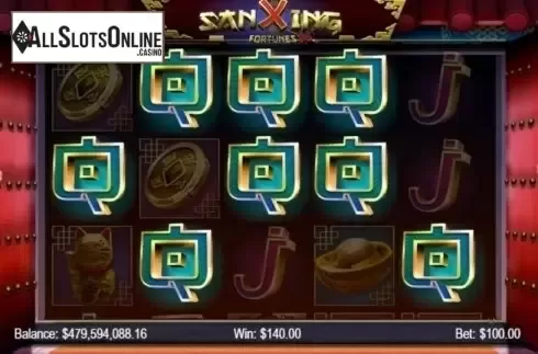 Win. Sanxing Fortunes from Mobilots