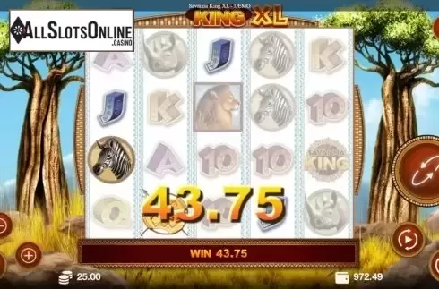 Win Screen 4. Savanna King XL from Genesis