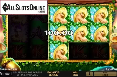 Win Screen 2. Secrets of the Forest 2 Pixie Paradise from High 5 Games