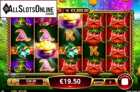Win screen 2. Shake Shake Leprechaun from Ruby Play