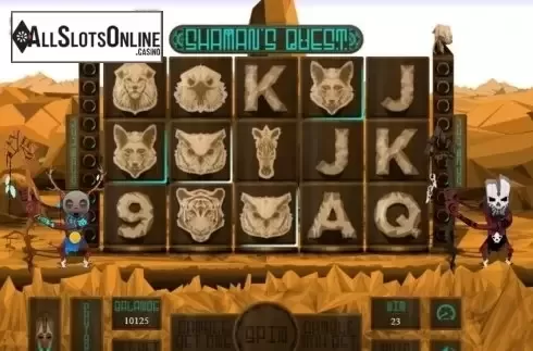 Win Screen . Shamans Quest from BetConstruct