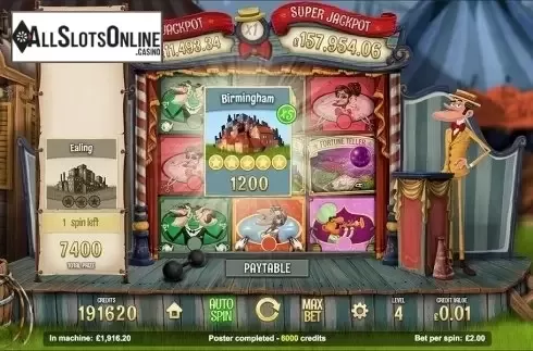 Win Screen . Side Show from Magnet Gaming