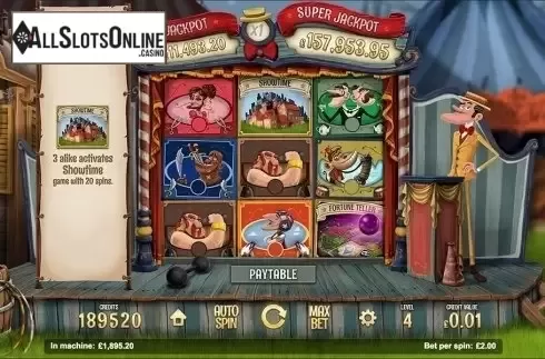 Game Workflow screen. Side Show from Magnet Gaming