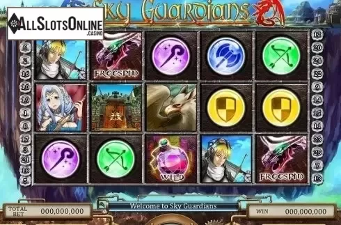 Reel Screen. Sky Guardians from XIN Gaming