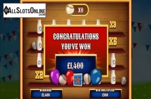 Win screen 2. Slingo Carnival from Slingo Originals