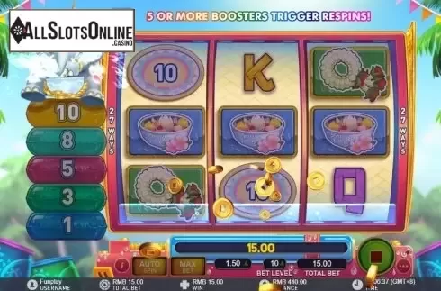 Win screen 2. Songkran Summer from GamePlay