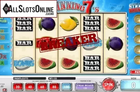 Screen6. Spinning 7's from Amaya