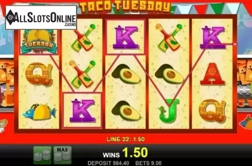 Win Screen 3. Taco Tuesday from Merkur
