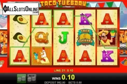 Win Screen 1. Taco Tuesday from Merkur