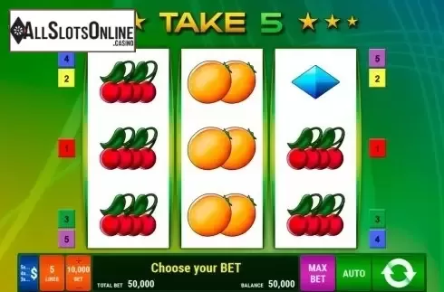 Screen4. Take 5 from Gamomat
