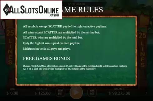 Rules. The Golden Ax from KA Gaming