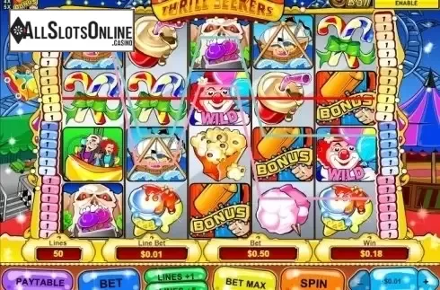 Win Screen 2. Thrill Seekers from Playtech