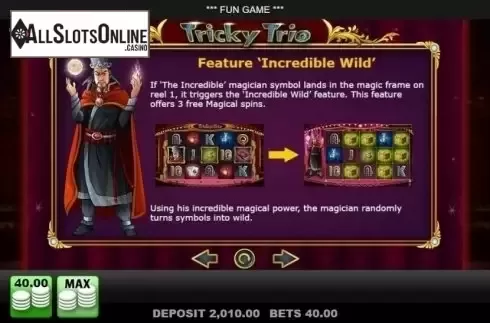 Wild 1. Tricky Trio from Merkur